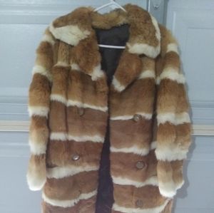 Mink fur coat